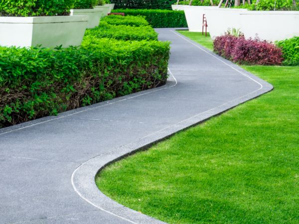 Walkway Curb Installation in Manchester