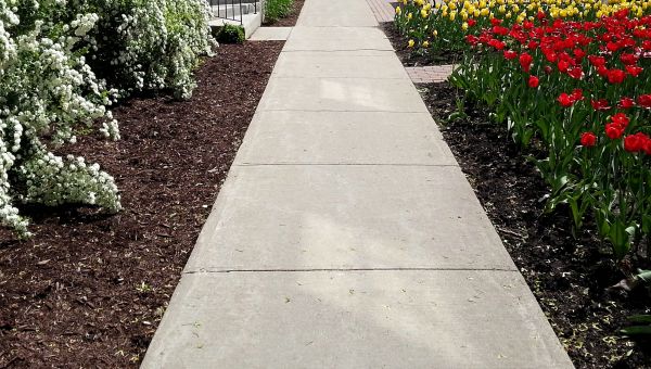 Cement Sidewalk Installation in Manchester