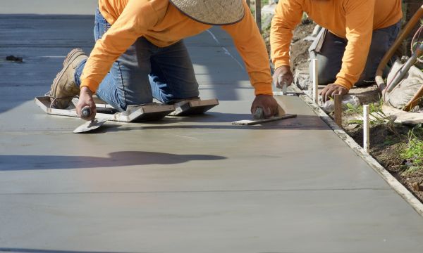 Cement Pad Construction in Manchester
