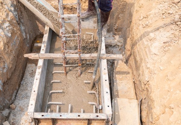 Cement Foundation Pouring in Manchester