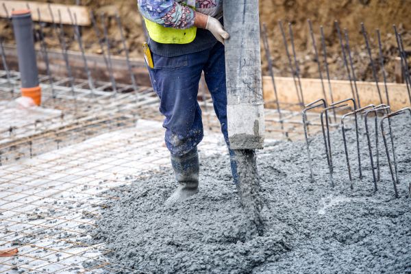 Cabin Foundation Pouring in Manchester