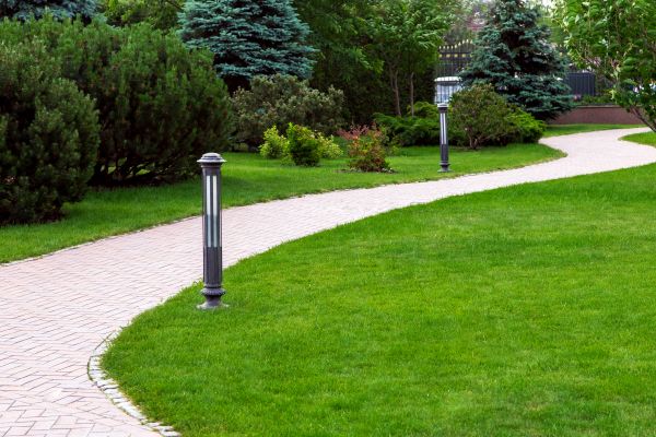Backyard Sidewalk Installation in Manchester