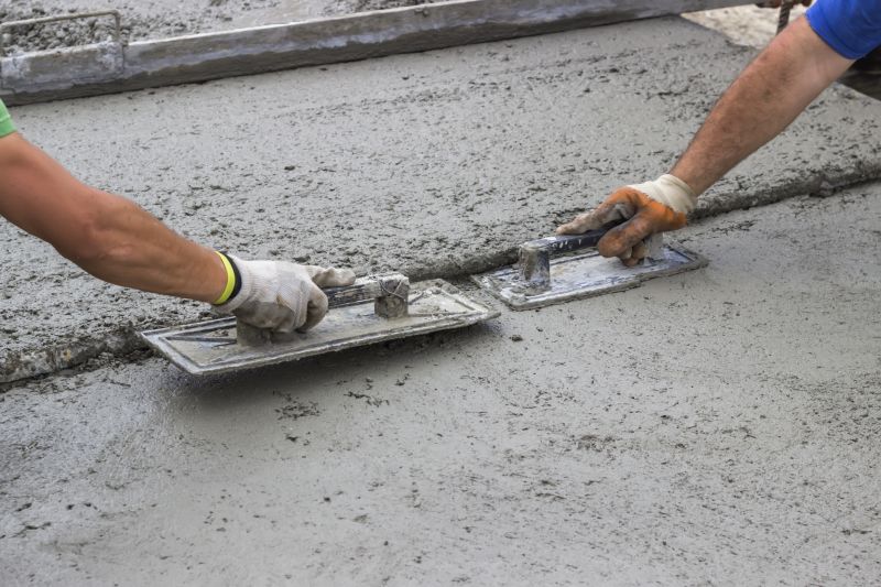 Poured Concrete Installation detail